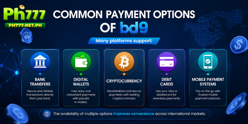 Common Payment Options