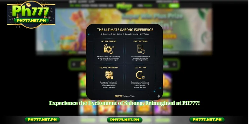 Experience the Excitement of Sabong, Reimagined at PH777!