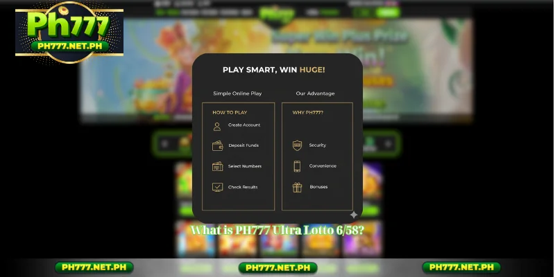 What is PH777 Ultra Lotto 6/58?