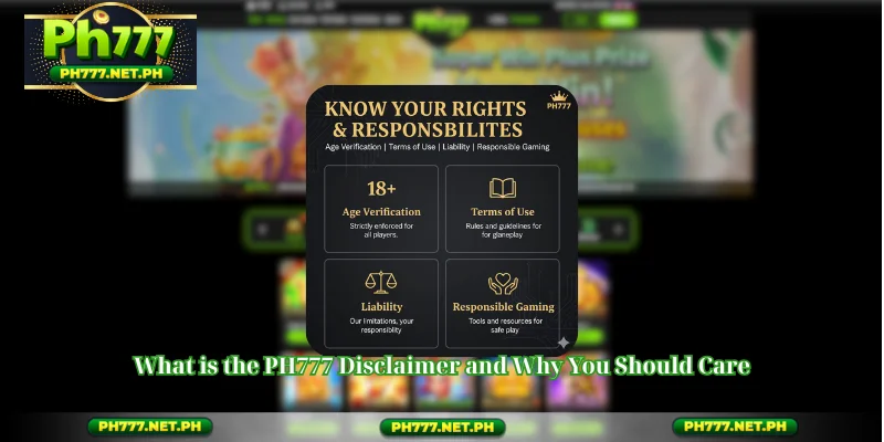 What is the PH777 Disclaimer and Why You Should Care