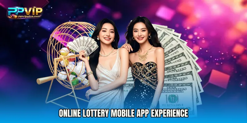 Online Lottery mobile app experience